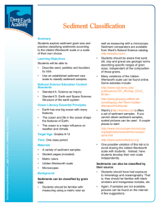 Sediment Classification - Consortium for Ocean Leadership