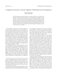 Comparison Processes in Social Judgment: Mechanisms and