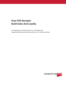 How POS Receipts Build Sales And Loyalty
