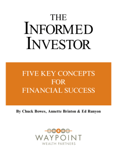 five key concepts for financial success
