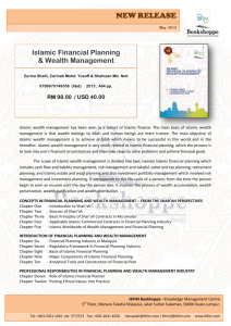 Islamic Financial Planning & Wealth Management