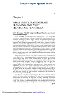 Asset Protection Planning Guide