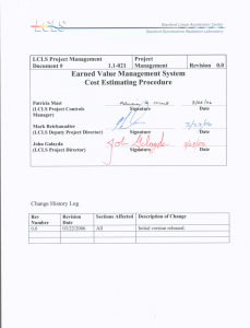 Cost Estimating Procedure (PMD 1.1-021-r0)
