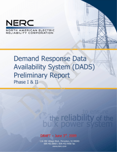 Demand Response Availability Data System