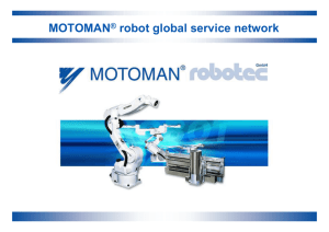 MOTOMAN® robot global service network