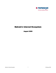 Bahrain's Internet Ecosystem - Telecommunications Regulatory