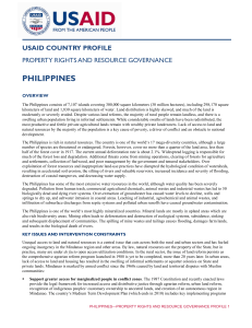 philippines - Land Tenure and Property Rights Portal