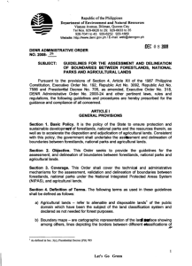 DENR Administrative Order No. 2008-24