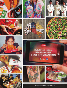 Yum! Brands 2014 Annual Report