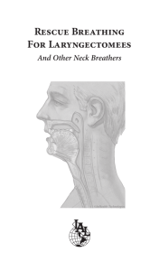 Rescue Breathing For Laryngectomees