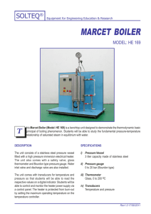marcet boiler - Solution Engineering