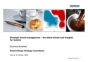 Strategic brand management – the latest trends and