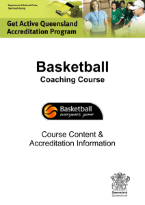 Basketball Course outline