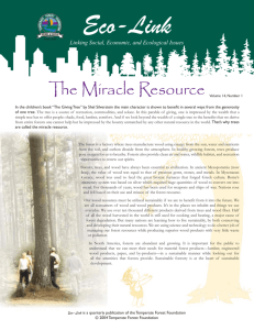 The Miracle Resource Eco-Link - Idaho Forest Products Commission