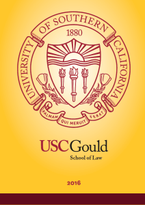 USC Gould School of Law - University of Southern California
