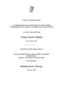 Defining Music Therapy Report