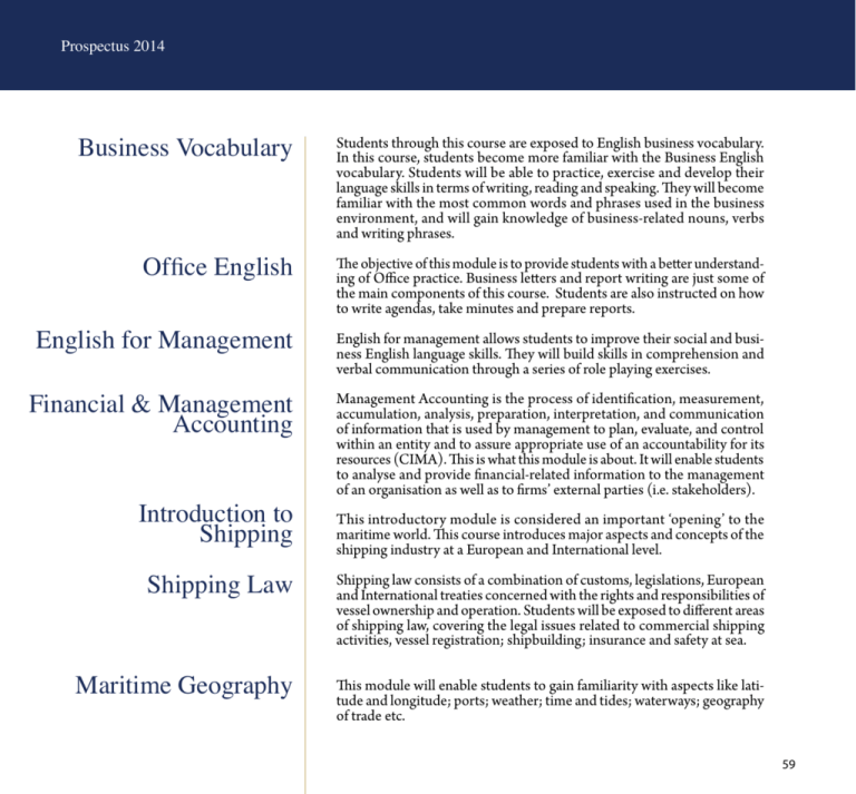 Business Vocabulary Office English English for Management