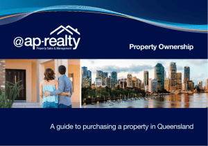 A guide to purchasing a property in Queensland Property Ownership