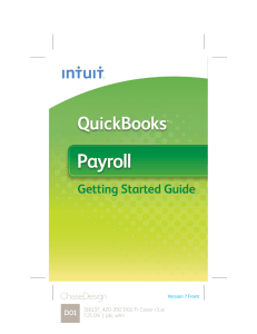 Quickbooks 2010 Payroll Getting Started