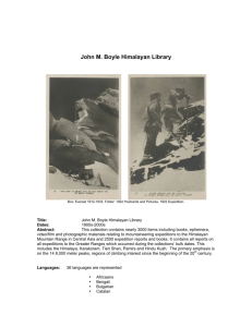 John M. Boyle Himalayan Library