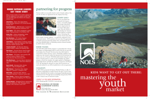 mastering the market - The Outdoor Foundation