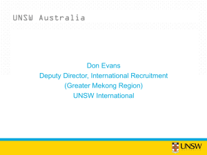 UNSW Australia - Mahidol University International College