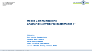 Network Protocols/Mobile IP