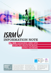 ISRM Information Note 352 - Register of Exercise Professionals