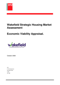 Wakefield Strategic Housing Market Assessment Economic Viability