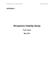 Shropshire Viability Study