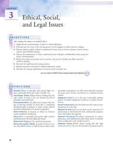 Ethical, Social, and Legal Issues