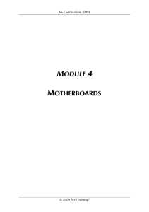 Module 4 Motherboards