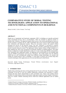 comparative study of modal testing technologies