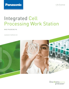 Integrated Cell Processing Work Station