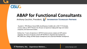 ABAP for Functional Consultants