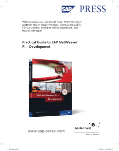 Practical Guide to SAP NetWeaver PI – Development