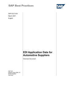 EDI Application Data for Automotive Suppliers - h3
