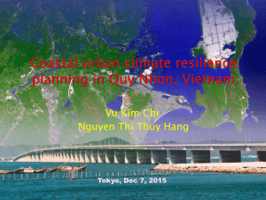 Coastal urban climate resilience planning in Quy Nhon, Vietnam