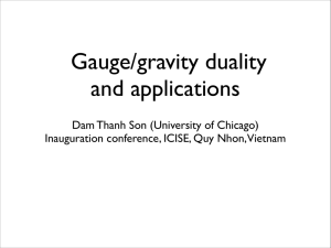 Dam Thanh Son (University of Chicago) Inauguration conference