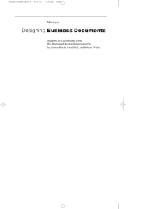 Designing Business Documents