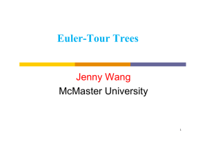 Euler-Tour Trees - McMaster University