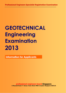 GEOTECHNICAL Engineering Examination
