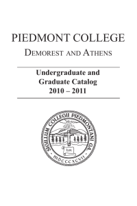 director - Piedmont College
