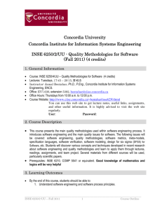 INSE 6250/2-UU - Concordia University