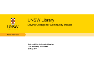 UNSW Library - Dysart & Jones