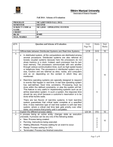 Fall 2014 - Scheme of Evaluation PROGRAM MCA(REVISED FALL