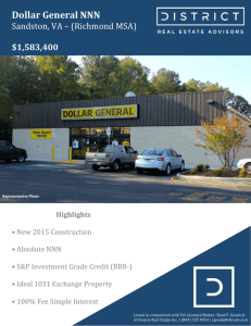 Dollar General NNN - District Real Estate Advisors