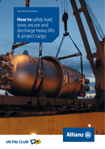 Secure heavy lifts & project cargo