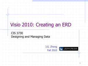 Visio 2010: Creating an ERD