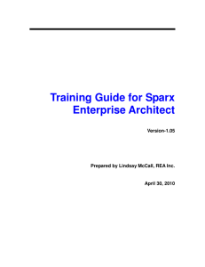 Training Guide for Sparx Enterprise Architect